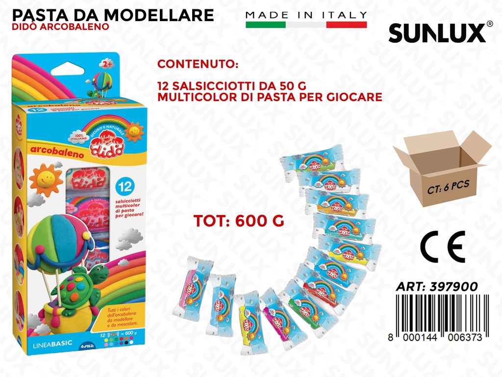 Dido Arcobaleno 12PCS*50GR Col. Ass.
