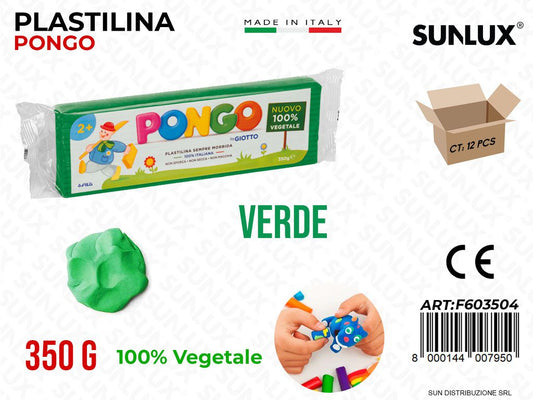Giotto Plastilina Pongo Verde 350G