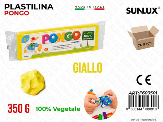 Giotto Plastilina Pongo Giallo 350G