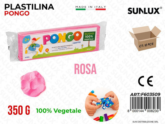 Giotto Plastilina Pongo Rosa 350G