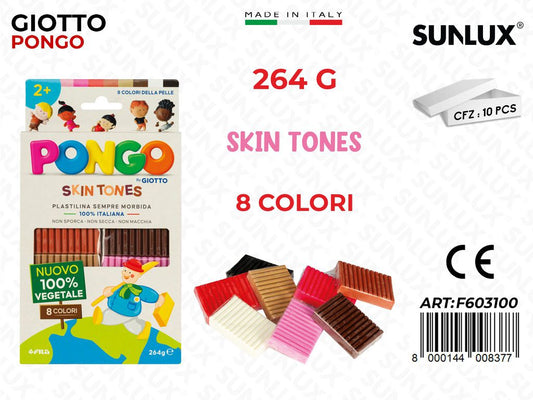 Giotto Pongo 8COL. Ass. Skin Tones 264G