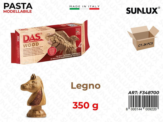 Pasta Modellabile Das Legno 350GR
