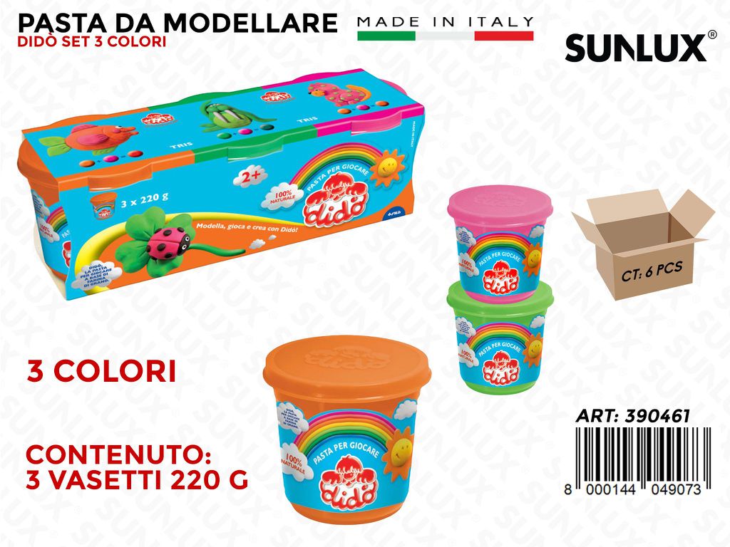 Dido Set 3BARATTOLI Ar-ve-magenta 220GR
