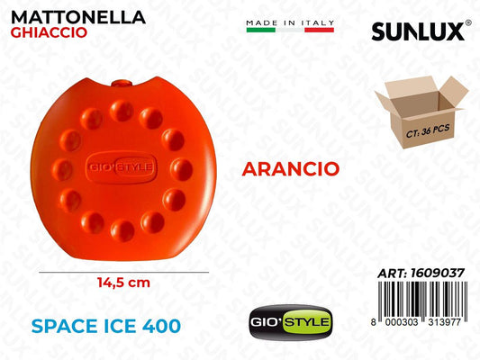 Mattonella Ghiaccio Space Ice 400 Arancio 14.5CM