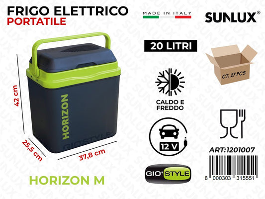 Frigo Elettrico Horizon M 12V 37.8*25.5*42CM 20LT
