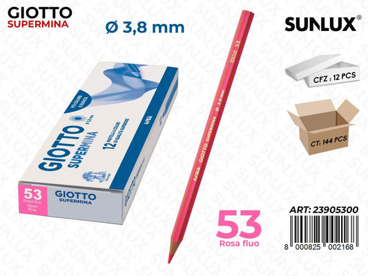 Giotto Supermina Rosa Fluo