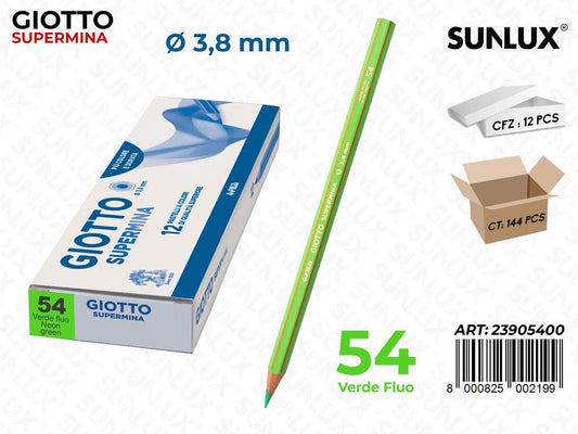 Giotto Supermina Verde Fluo