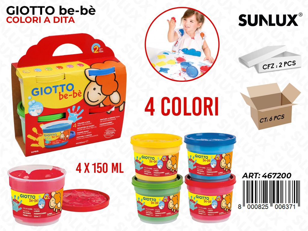 Giotto Bebe Cf 4 Bar 150ML Dita
