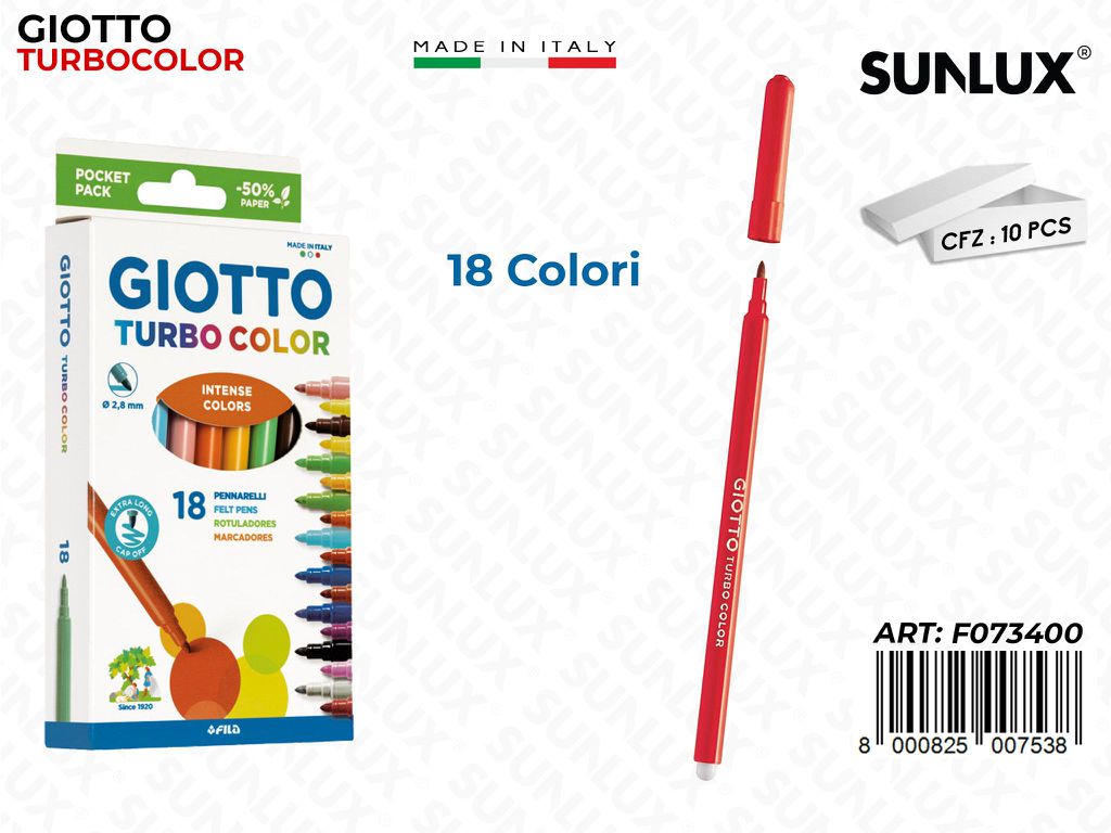 Giotto Turbo Color 18COL.