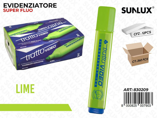 Tratto Video Lime Pz da 12