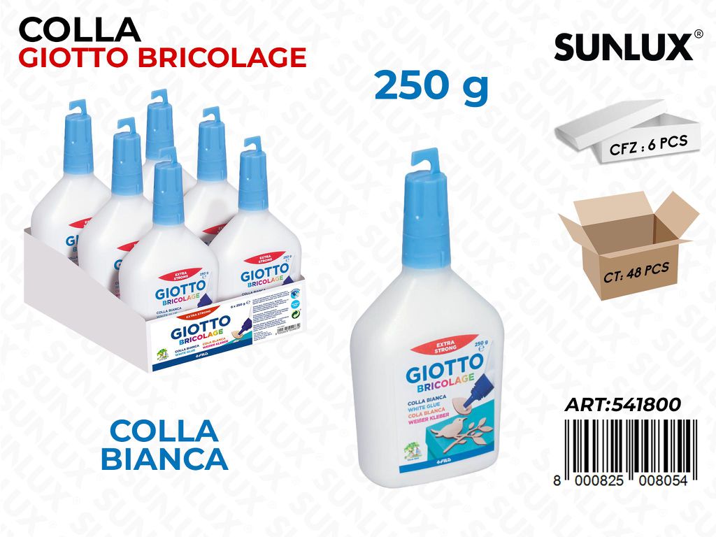 Flacone Giotto Bricolage Bianca 250G