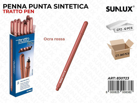 Tratto Pen Ocra Rossa Punta F