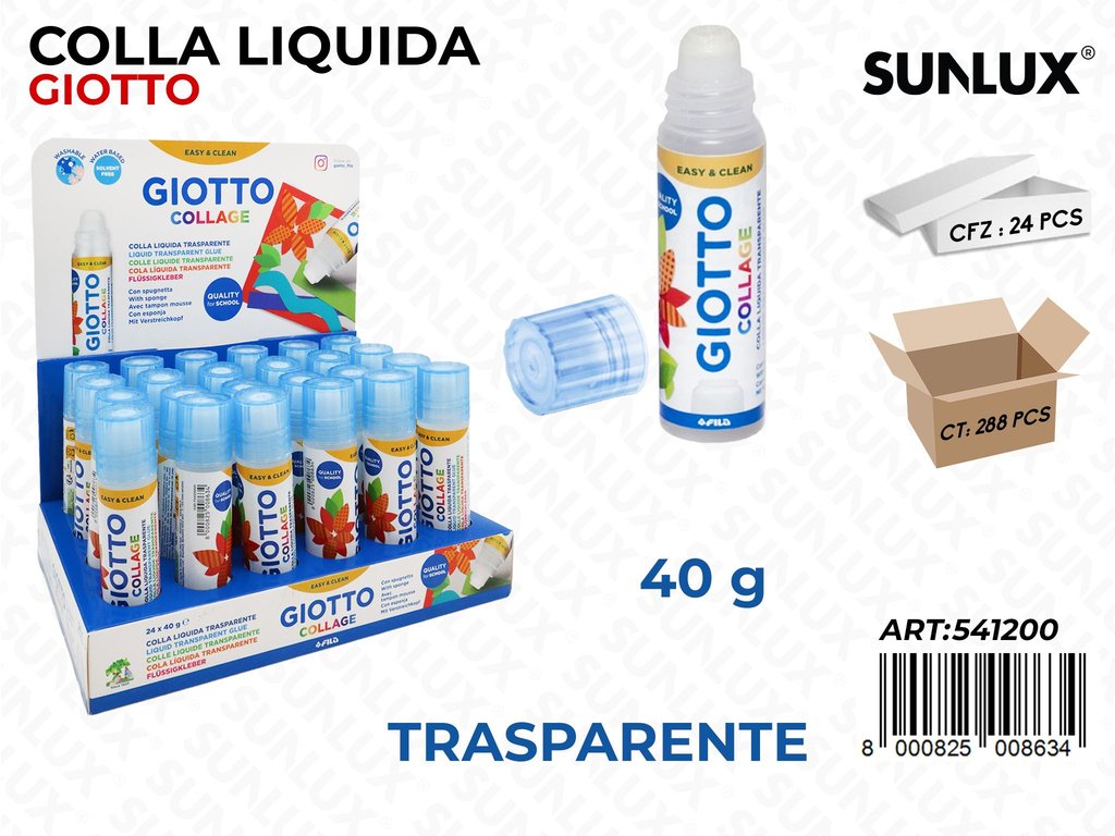 Esp. Stick Giotto Collage 40G Trasp.