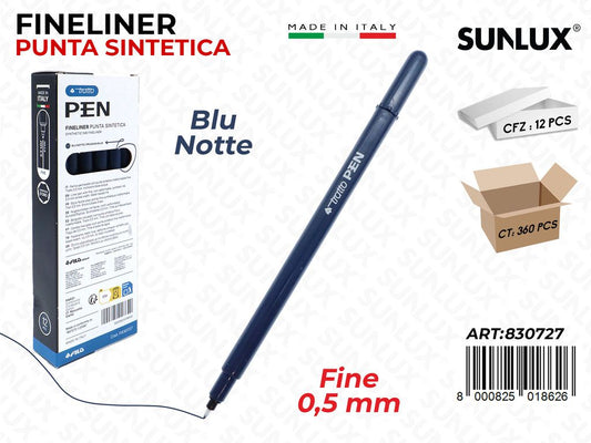 Tratto Pen Blu Notte Punta F