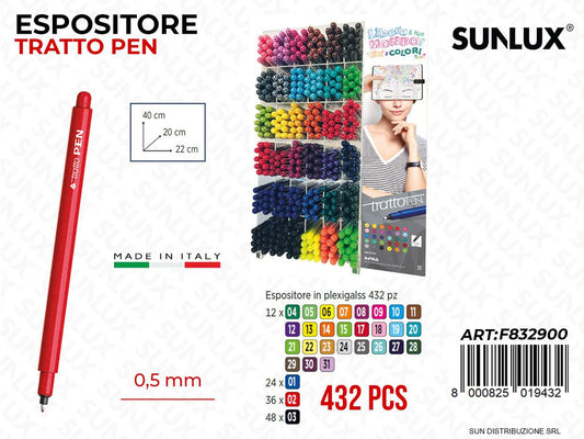 Esp. da Banco Tratto Pen 0.5MM Col. Ass.