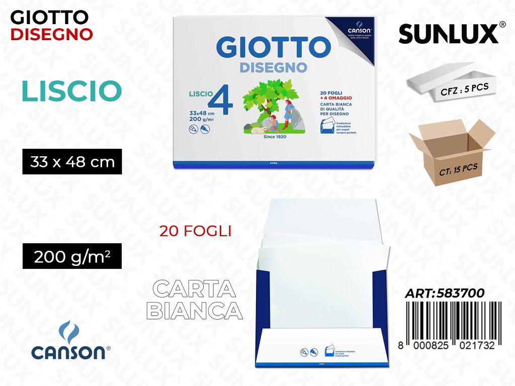 Gio Disegno 4 33X48 24FF 200G Liscio