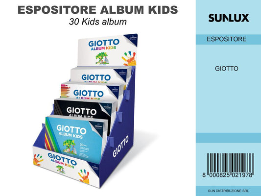 Espositore Banco Giotto Album Kids 30 Pz