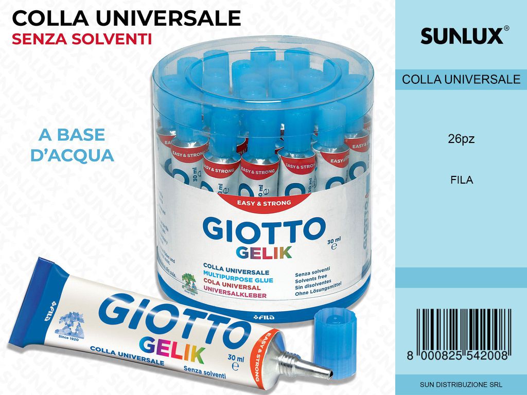 Giotto Colla Gelik Uni. Base Acqua