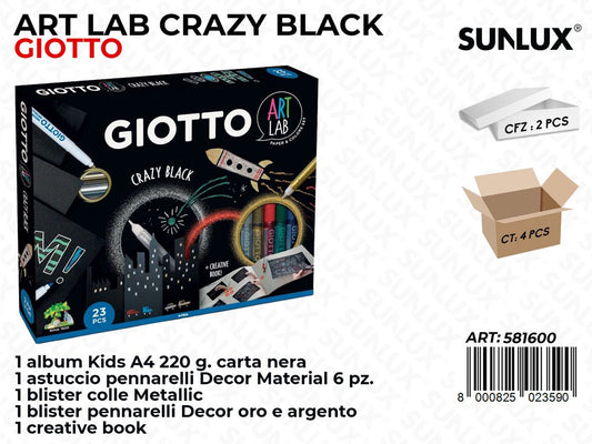 Giotto Art Lab Crazy Black