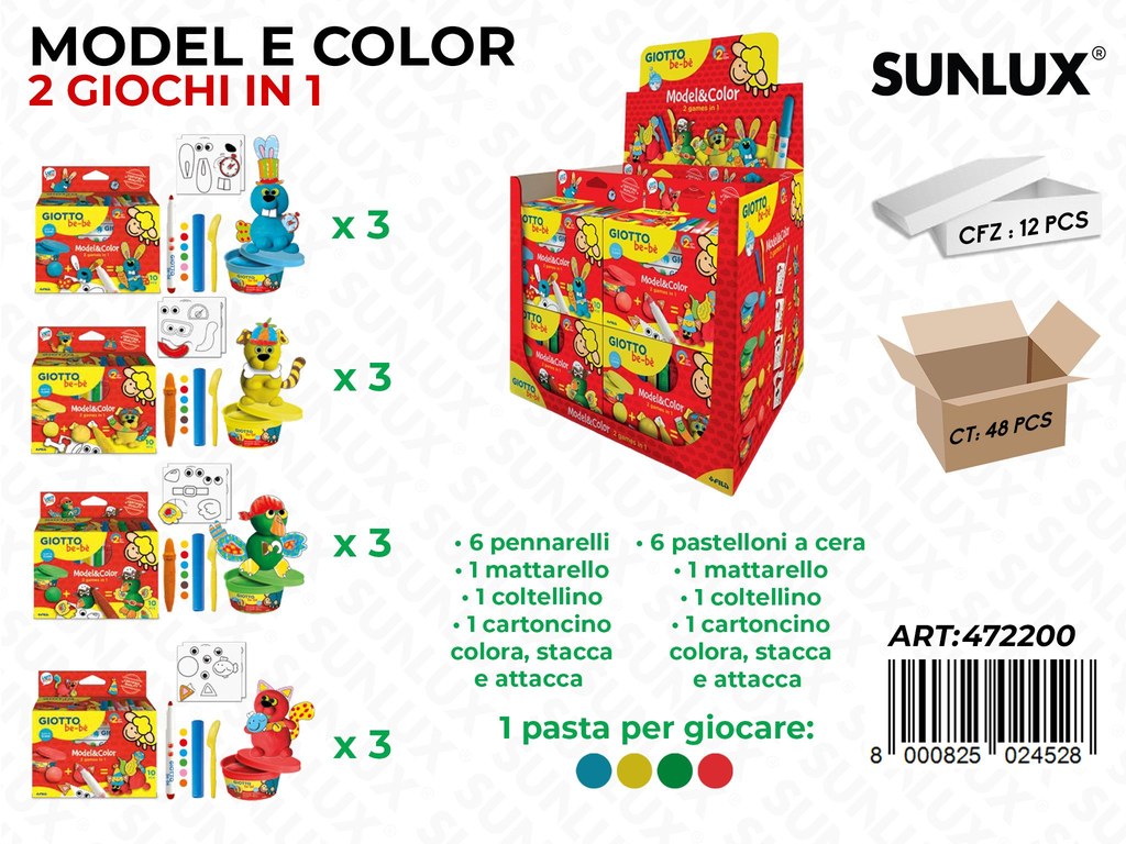 Esp. Giotto Bebe Model e Color