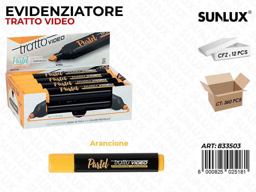Tratto Video Pastel Mandarino