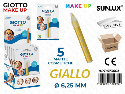 Giotto Make Up Matita Gialla D.6.5MM