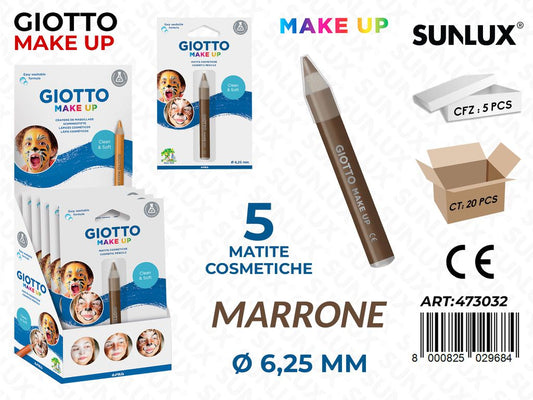 Giotto Make Up Matita Marrone D.6.5MM