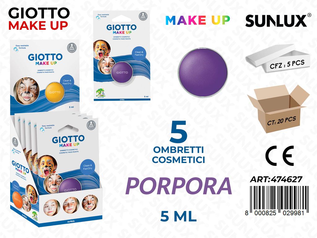 Giotto Make Up Ombretto Porpora da 5ML
