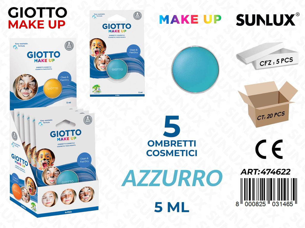 Giotto Make Up Ombretto Azzurro da 5ML