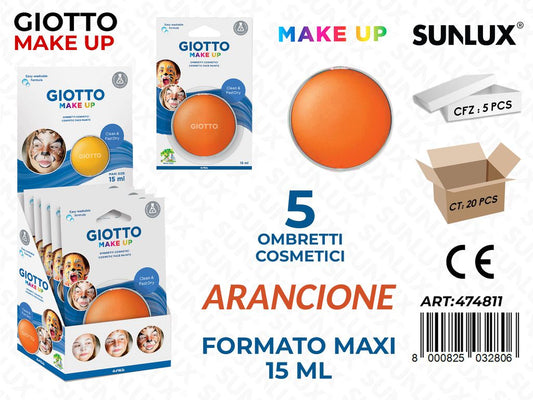 Giotto Make Up Ombretto Maxi Arancione 15ML