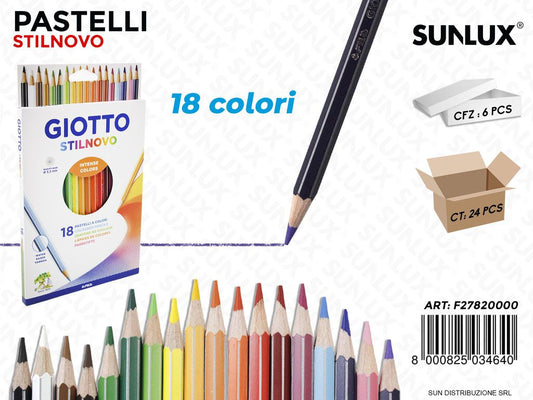 Ast. 18 Colori Giotto Stilnovo