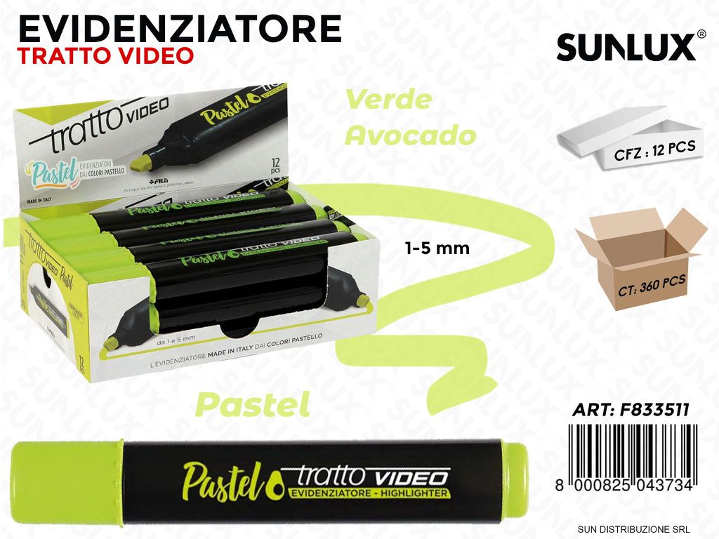 Tratto Video Pastel Verde Avocado