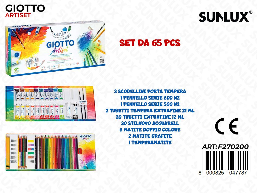 Giotto Artiset 65PCS Ass.