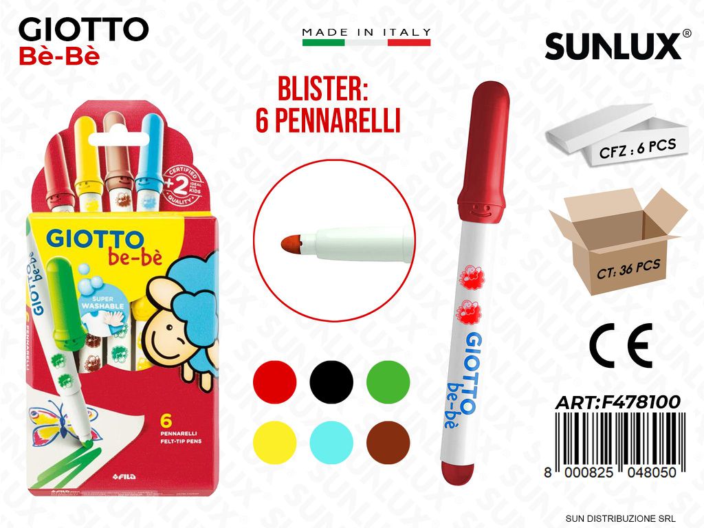 Ast. 6 Pennarelli Ass. Giotto Bebe