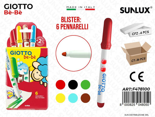 Ast. 6 Pennarelli Ass. Giotto Bebe