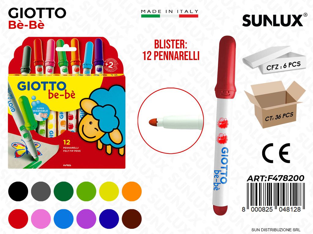 Ast. 12 Pennarelli Ass. Giotto Bebe