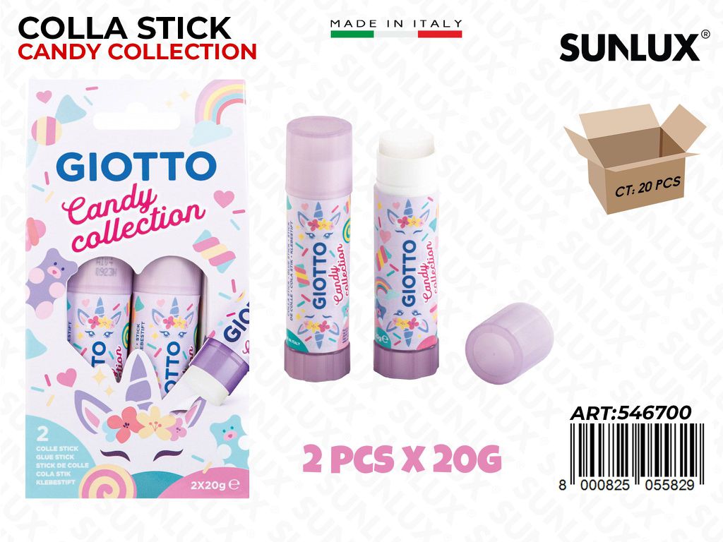 Ast. Colla Stick Candy Collection 2PCS 20GR