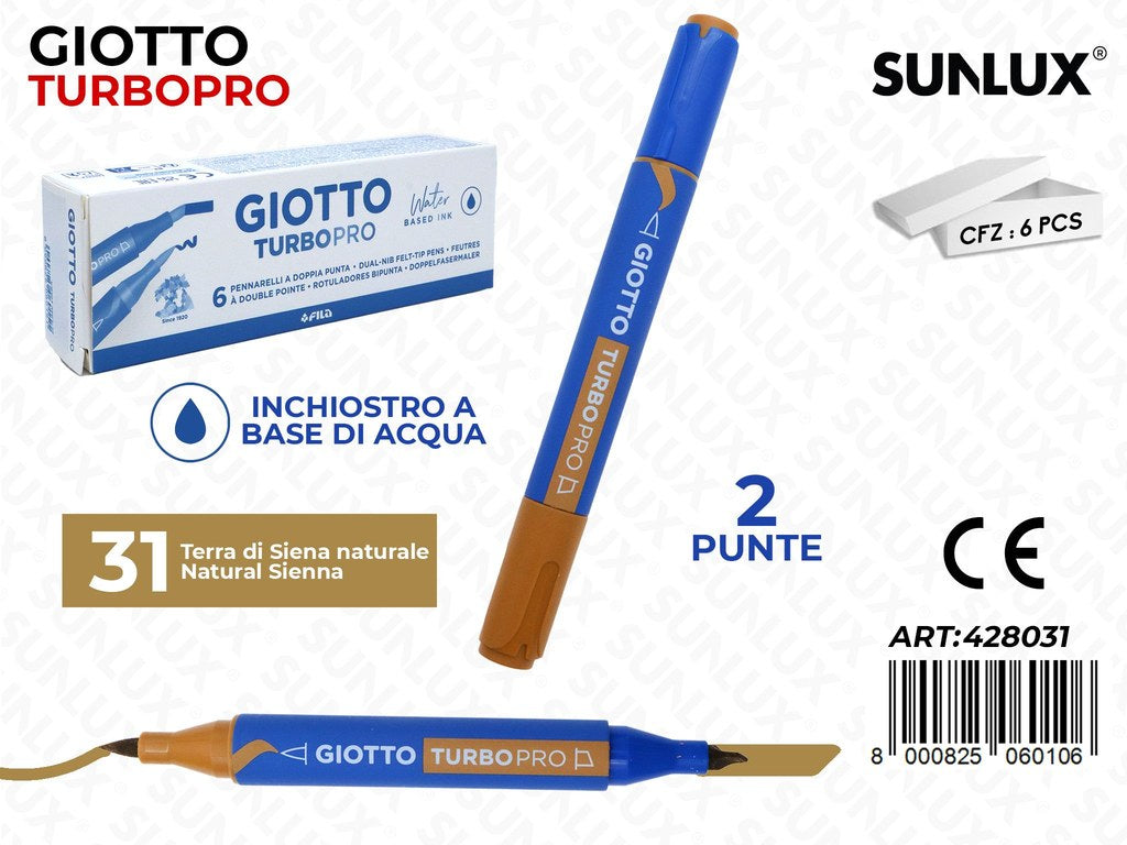 Giotto Turbo Pro 2PUNTE Terra Siena