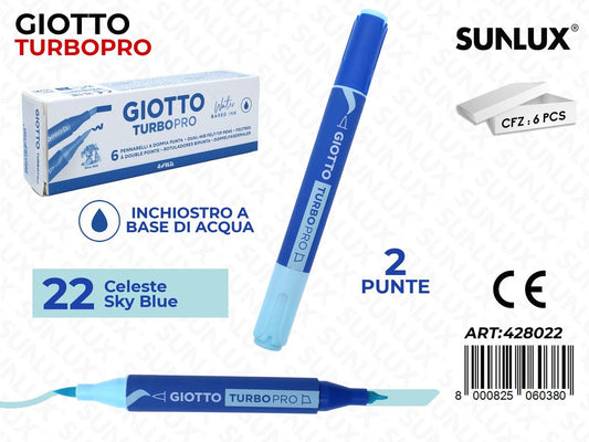 Giotto Turbo Pro 2PUNTE Celeste