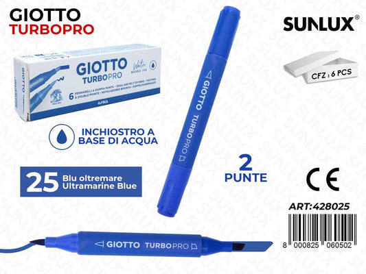 Giotto Turbo Pro 2PUNTE Blu Oltremare