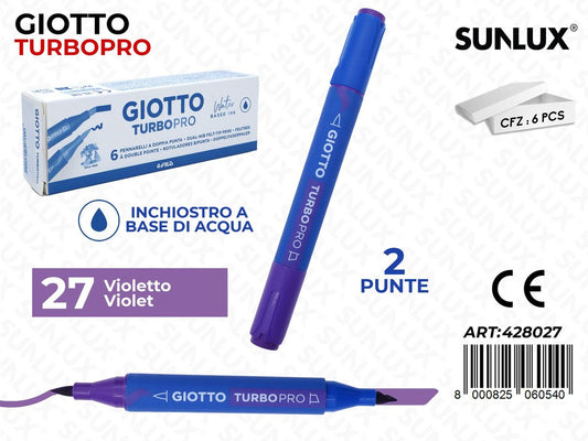 Giotto Turbo Pro 2PUNTE Violetto