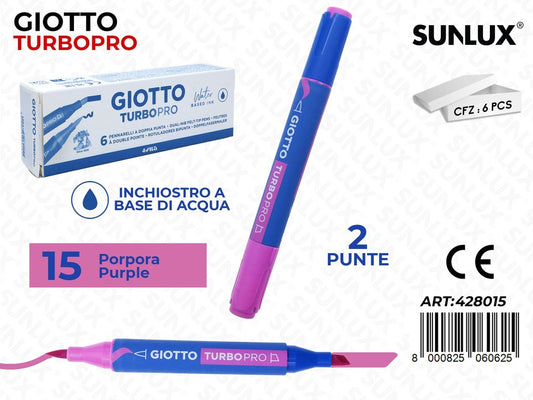 Giotto Turbo Pro 2PUNTE Porpora