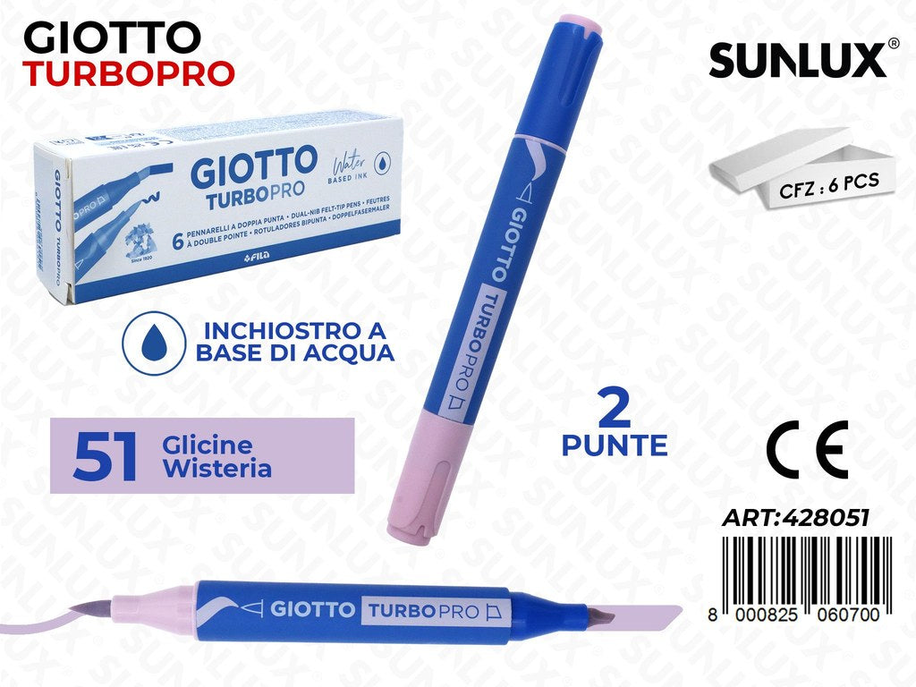 Giotto Turbo Pro 2PUNTE Glicine