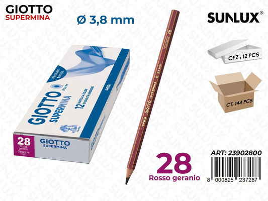 Giotto Supermina Rosso Geranio
