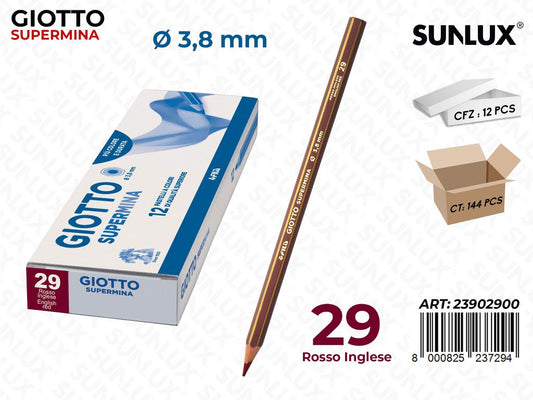 Giotto Supermina Rosso Inglese