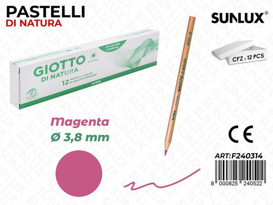 Pastelli Giotto di Natura Magenta 3.8MM