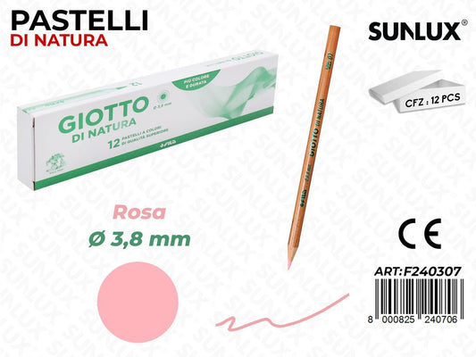 Pastelli Giotto di Natura Rosa 3.8MM