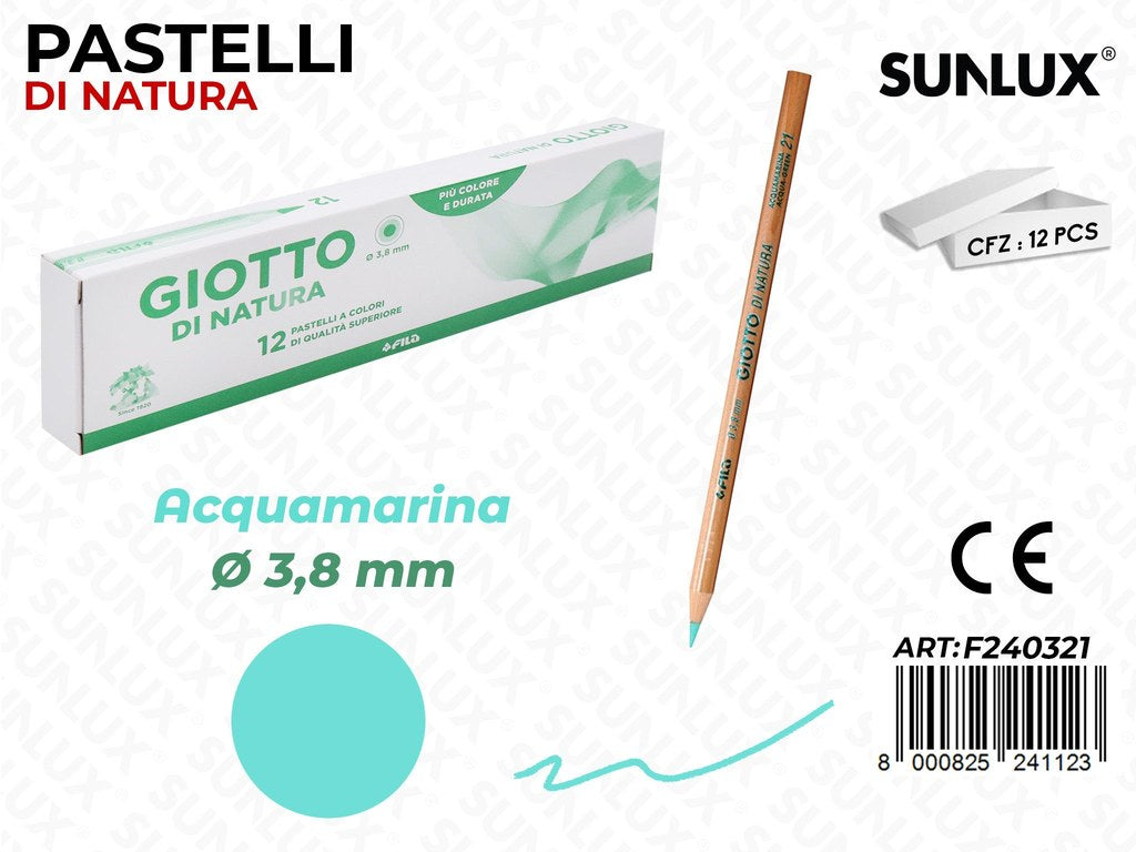 Pastelli Giotto di Natura Acquamarina 3.8MM