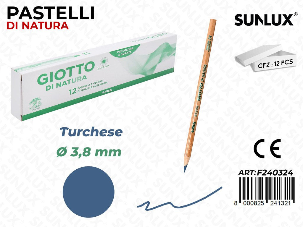 Pastelli Giotto di Natura Turchese 3.8MM