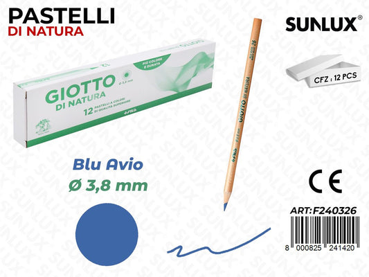 Pastelli Giotto di Natura Blu Avio 3.8MM